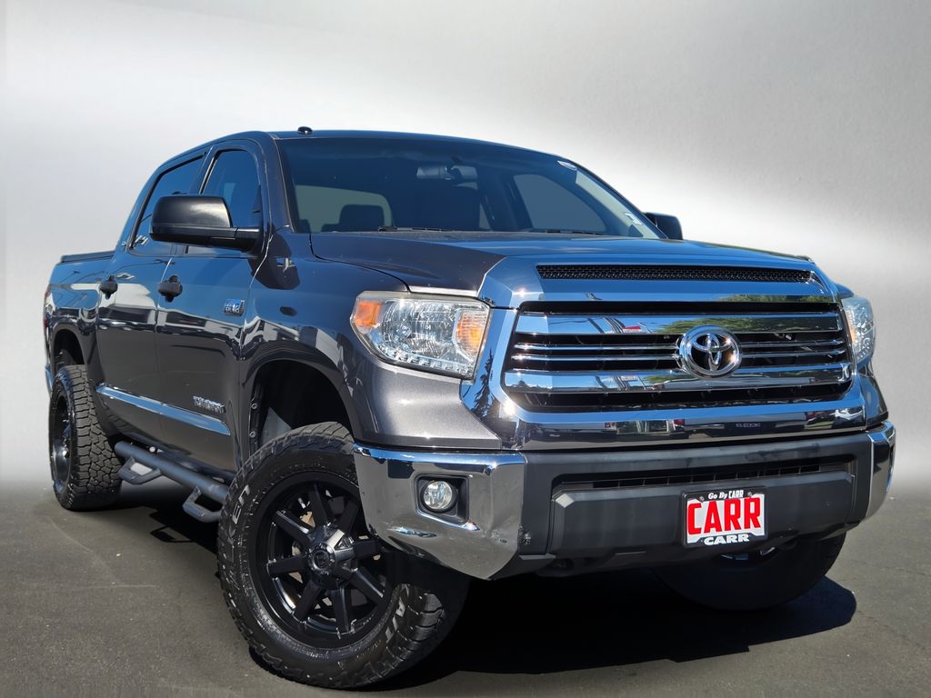 Magnetic Gray Metallic 2017 Toyota Tundra Pickup Truck Four-Wheel Drive 6-Speed Automatic Overdrive