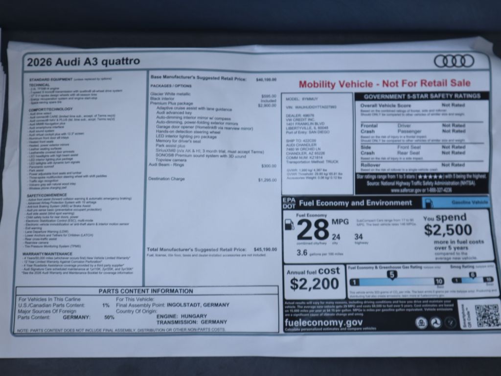 Thumbnail: 2026 Audi A3 - 10