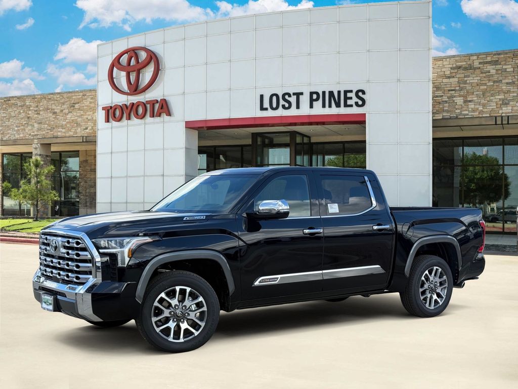 Midnight Black Metallic 2026 Toyota Tundra Hybrid Pickup Truck Four-Wheel Drive Automatic