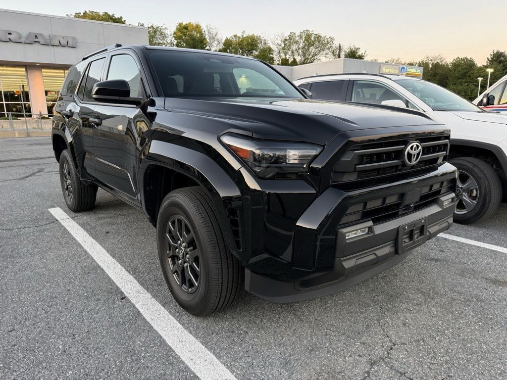 Black 2025 Toyota 4Runner SUV / Crossover Four-Wheel Drive 8-Speed Automatic