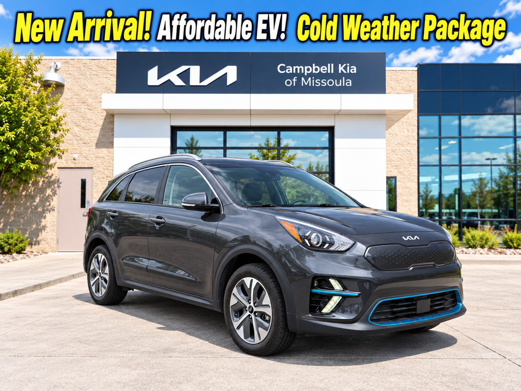 Graphite Gray 2022 Kia Niro EV SUV / Crossover Front-Wheel Drive 1-Speed Automatic