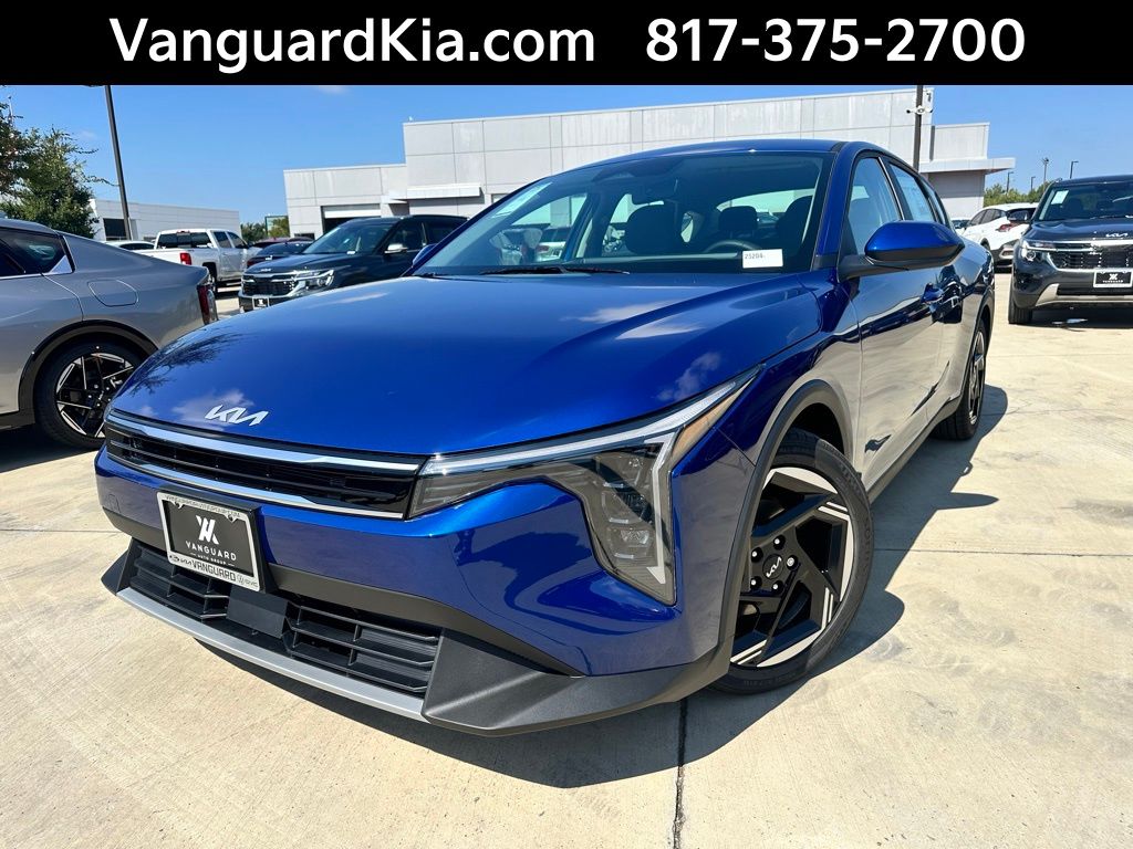 Deep Sea Blue 2025 Kia K4 EX FWD Sedan Front-Wheel Drive Continuously Variable Transmission