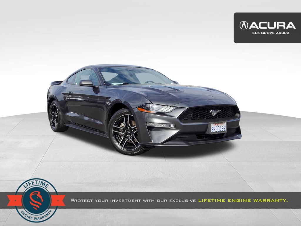 Gray (Magnetic Metallic) 2018 Ford Mustang Coupe Rear-Wheel Drive Automatic