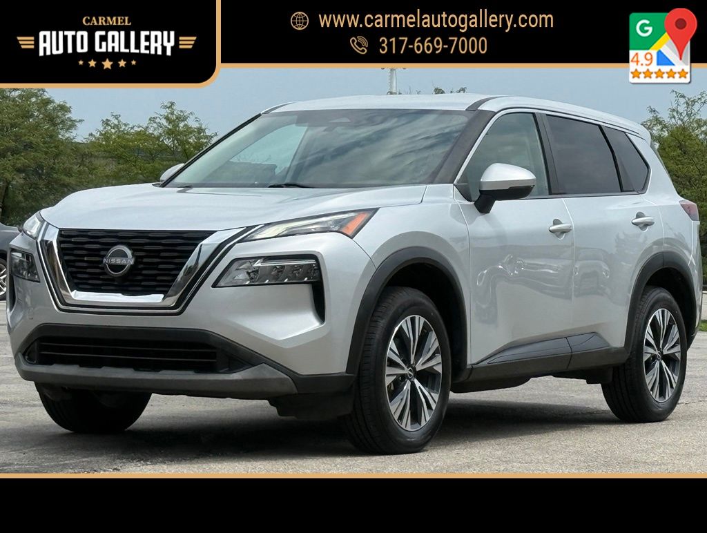 Brilliant Silver Metallic 2022 Nissan Rogue SUV / Crossover All-Wheel Drive Continuously Variable Transmission