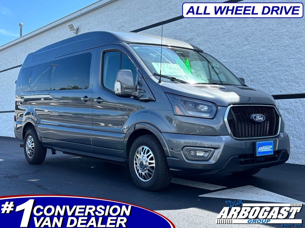 Gray Metallic 2026 Ford Transit Cargo Van All-Wheel Drive