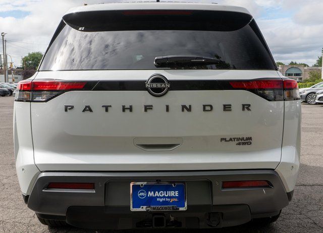 2026 Nissan Pathfinder Platinum White at John Sisson Motors