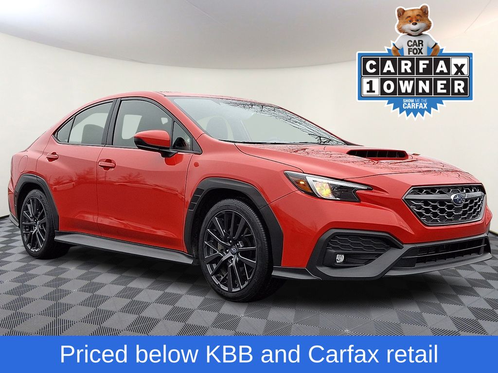 Red 2024 Subaru WRX Premium AWD Sedan All-Wheel Drive 6-Speed Manual