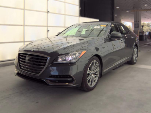 Himalayan Gray 2020 Genesis G80 Sedan Rear-Wheel Drive 8-Speed Automatic