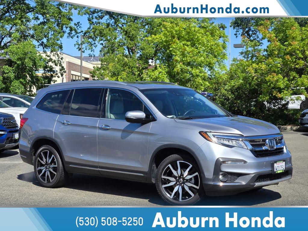 Lunar Silver Metallic 2021 Honda Pilot Elite AWD SUV / Crossover All-Wheel Drive 9-Speed Automatic