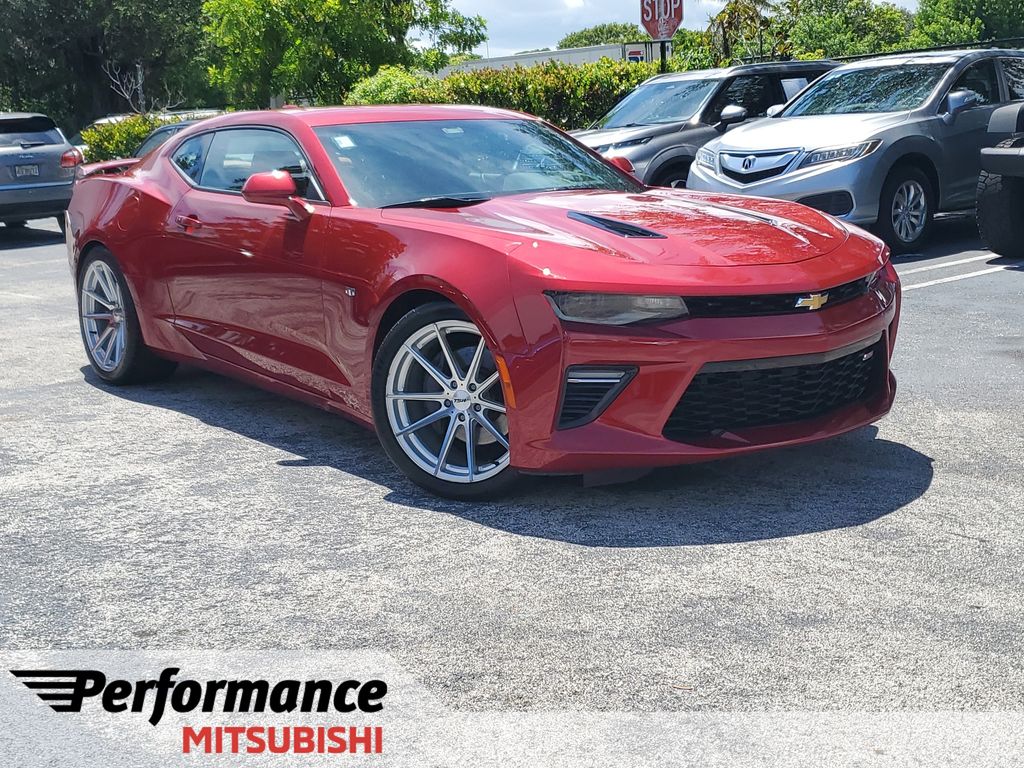 Garnet Red Tintcoat 2018 Chevrolet Camaro Coupe Rear-Wheel Drive 6-Speed Manual