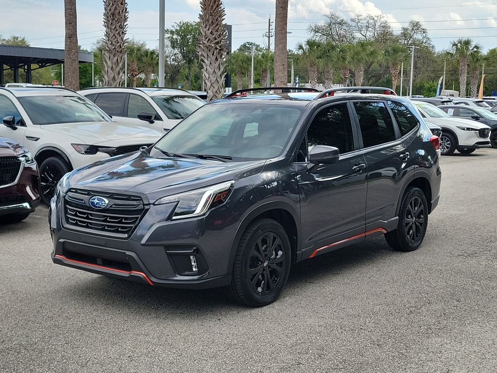 Gray Metallic 2024 Subaru Forester SUV / Crossover All-Wheel Drive Continuously Variable Transmission