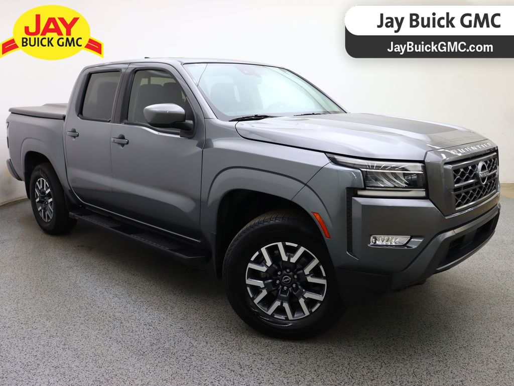 Gray (Gun Metallic) 2024 Nissan Frontier Pickup Truck Four-Wheel Drive 9-Speed Automatic Overdrive