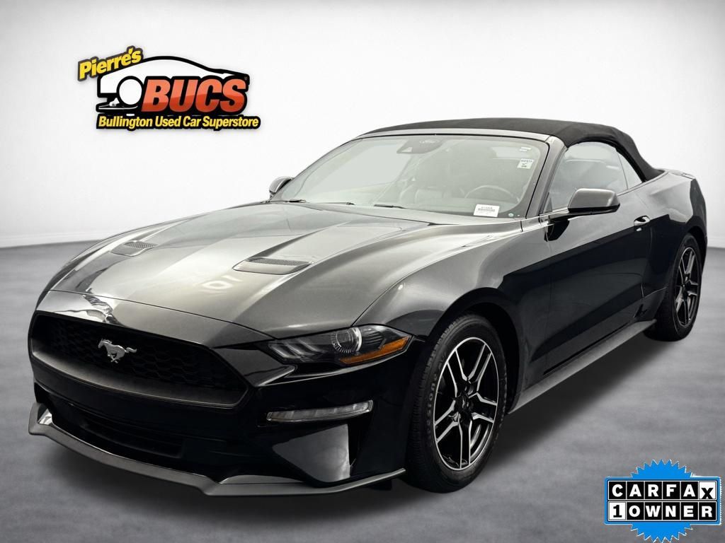 Shadow Black 2022 Ford Mustang EcoBoost Premium Convertible RWD Convertible Rear-Wheel Drive Automatic