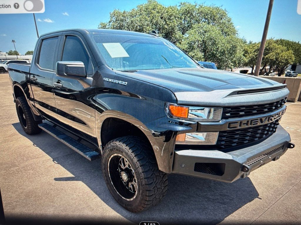 Black 2021 Chevrolet Silverado 1500 Pickup Truck Four-Wheel Drive 8-Speed Automatic