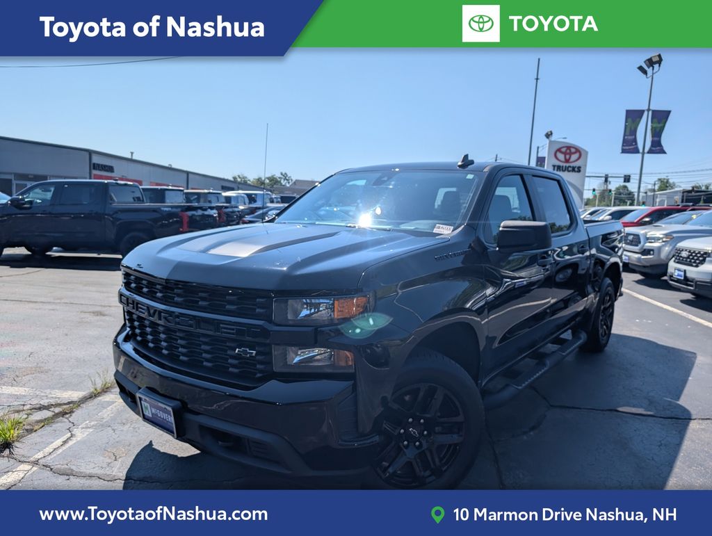 Black 2022 Chevrolet Silverado 1500 Pickup Truck Four-Wheel Drive 8-Speed Automatic