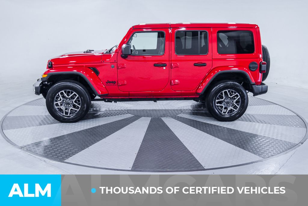 Used 2025 Red Jeep Sahara image 4