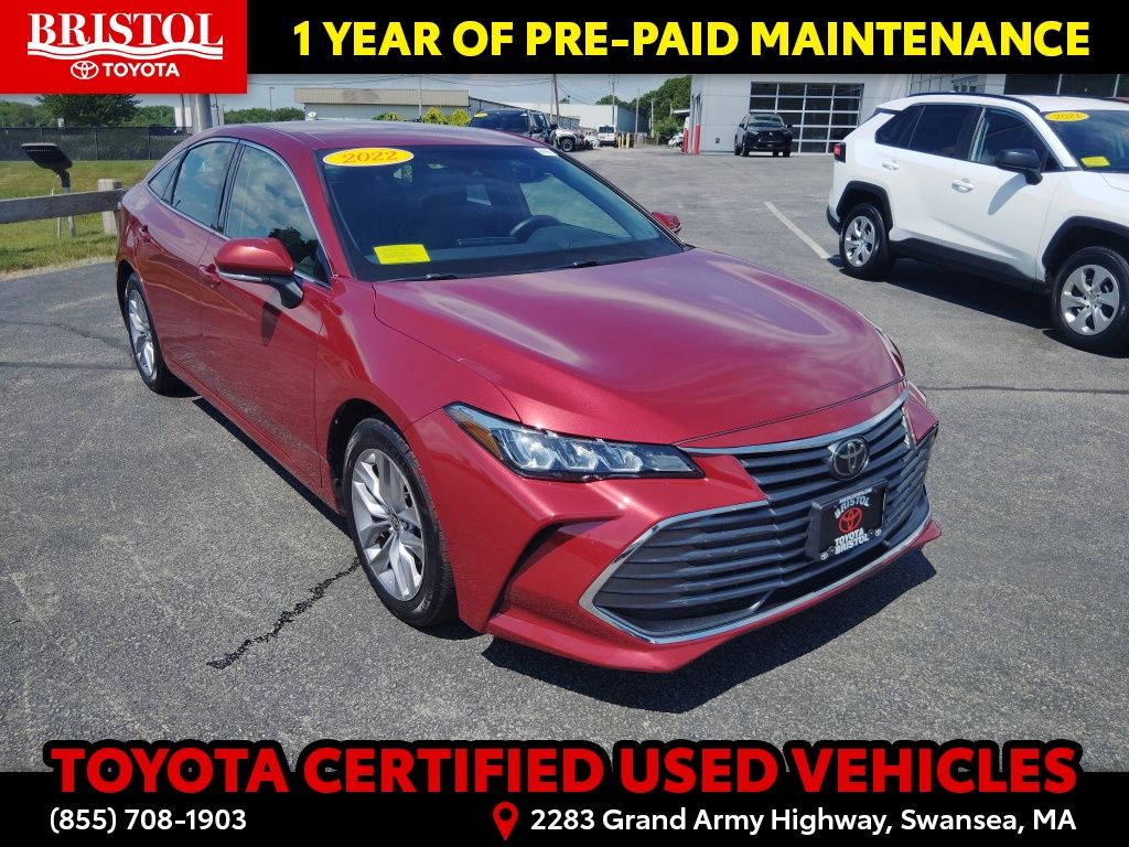Pearl 2022 Toyota Avalon Sedan Front-Wheel Drive 8-Speed Automatic