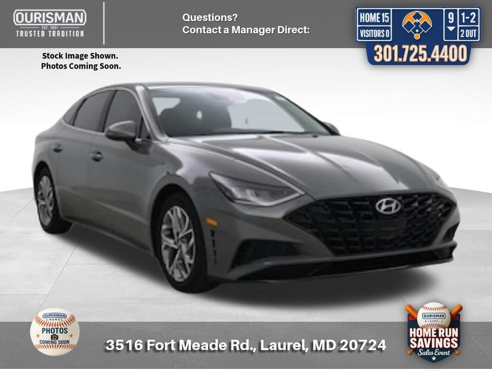 Portofino Gray 2021 Hyundai Sonata SEL FWD Sedan Front-Wheel Drive 8-Speed Automatic Overdrive