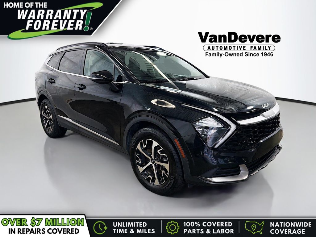 Fusion Black 2023 Kia Sportage Hybrid SUV / Crossover All-Wheel Drive 6-Speed Automatic