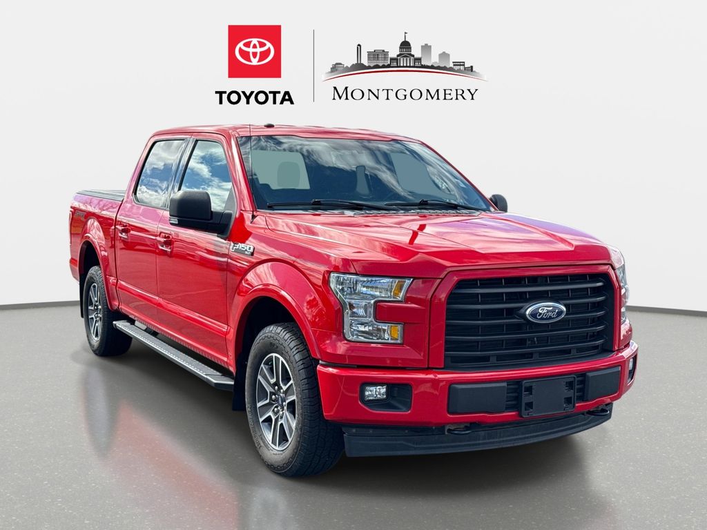 Race Red 2017 Ford F-150 XLT SuperCrew 4WD Pickup Truck Four-Wheel Drive 6-Speed Automatic