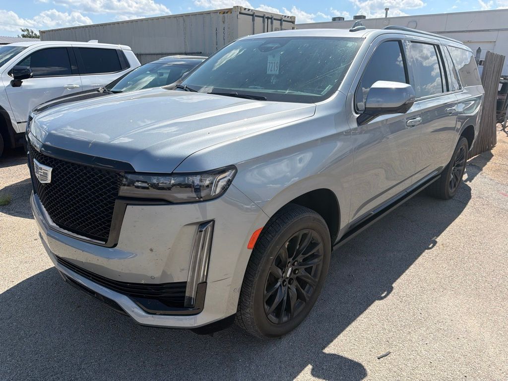 Argent Silver Metallic 2024 Cadillac Escalade ESV SUV / Crossover Four-Wheel Drive Automatic