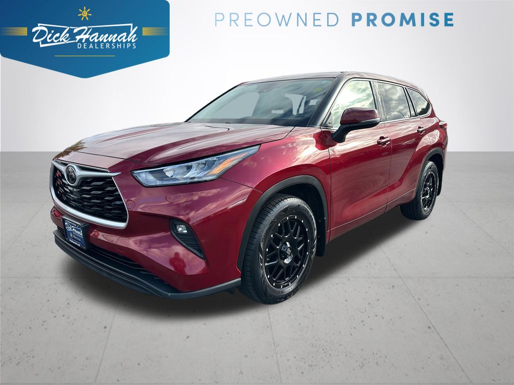 Red (Ruby Flare Pearl) 2020 Toyota Highlander LE AWD SUV / Crossover All-Wheel Drive 8-Speed Automatic