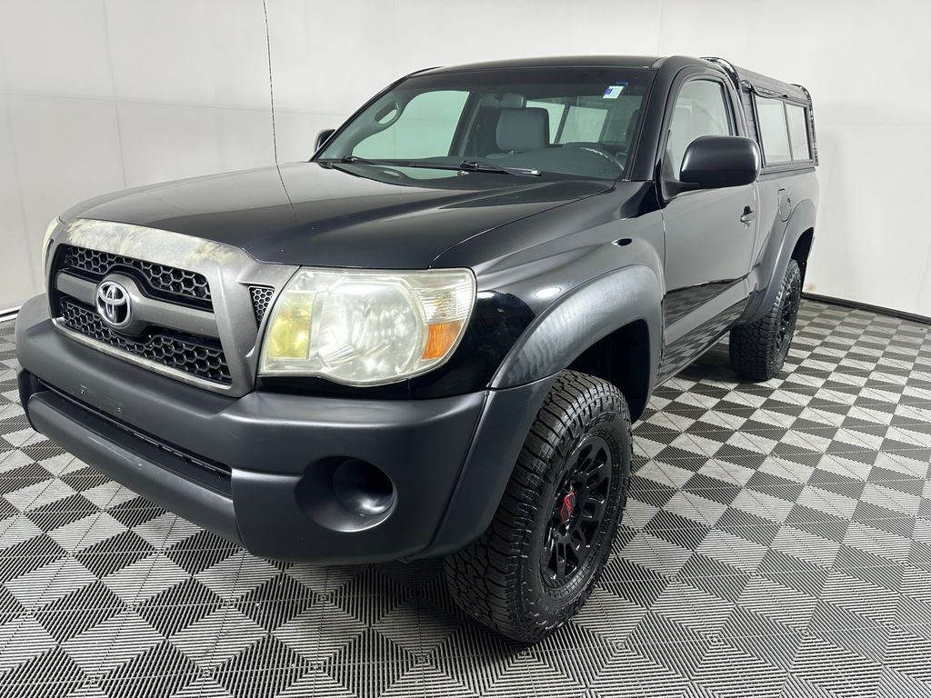 Black 2011 Toyota Tacoma Pickup Truck Four-Wheel Drive 5-Speed Manual Overdrive