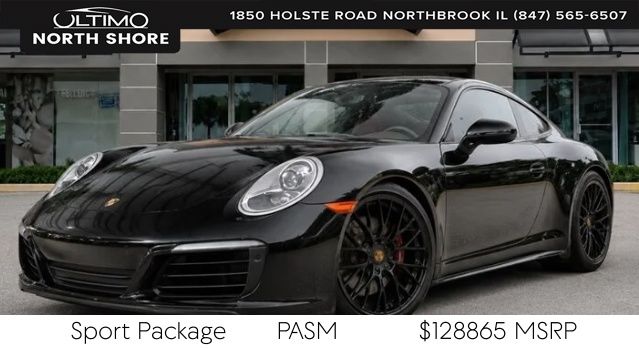 Black 2017 Porsche 911 Coupe Rear-Wheel Drive Automatic