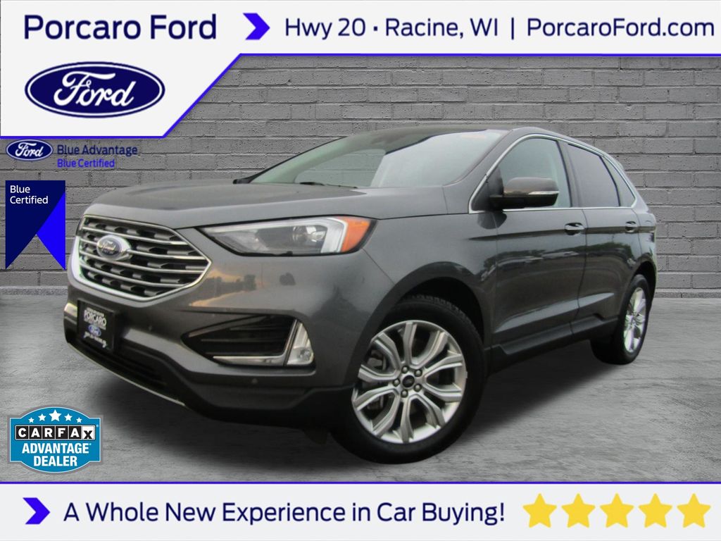 Carbonized Gray Metallic 2024 Ford Edge SUV / Crossover All-Wheel Drive 8-Speed Automatic