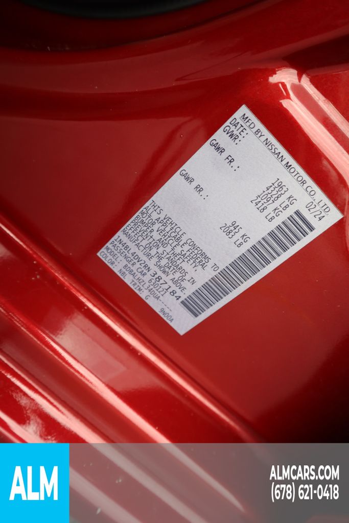 Used 2024 Red Nissan 2.5 SV image 37