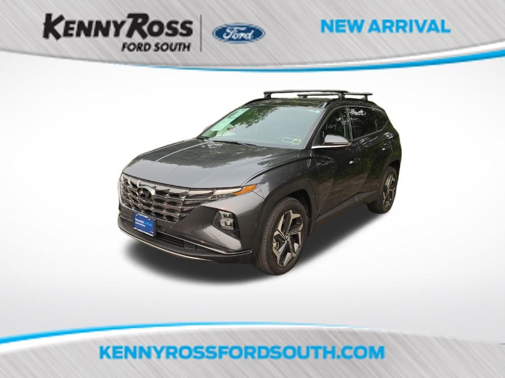 Portofino Gray 2022 Hyundai Tucson SUV / Crossover All-Wheel Drive 8-Speed Automatic
