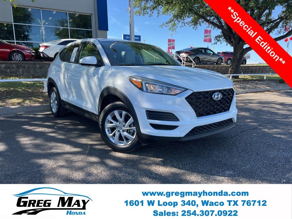 Winter White 2020 Hyundai Tucson SE FWD SUV / Crossover Front-Wheel Drive 6-Speed Automatic