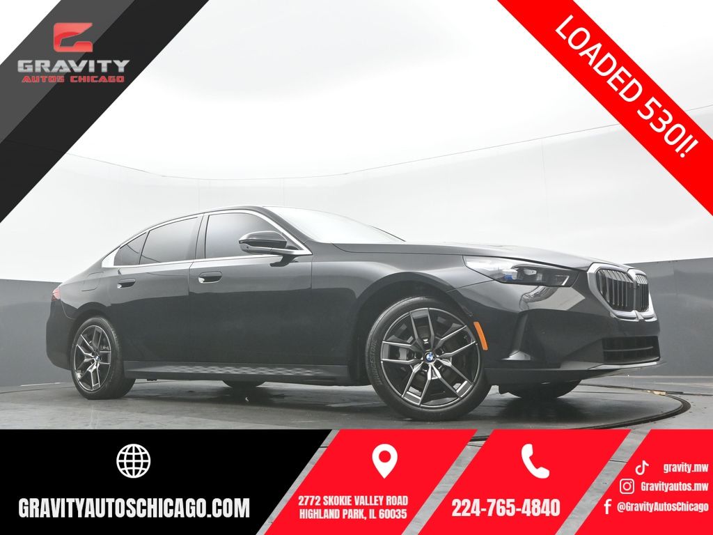 Black Sapphire Metallic 2026 BMW 5 Series Sedan All-Wheel Drive 8-Speed Automatic