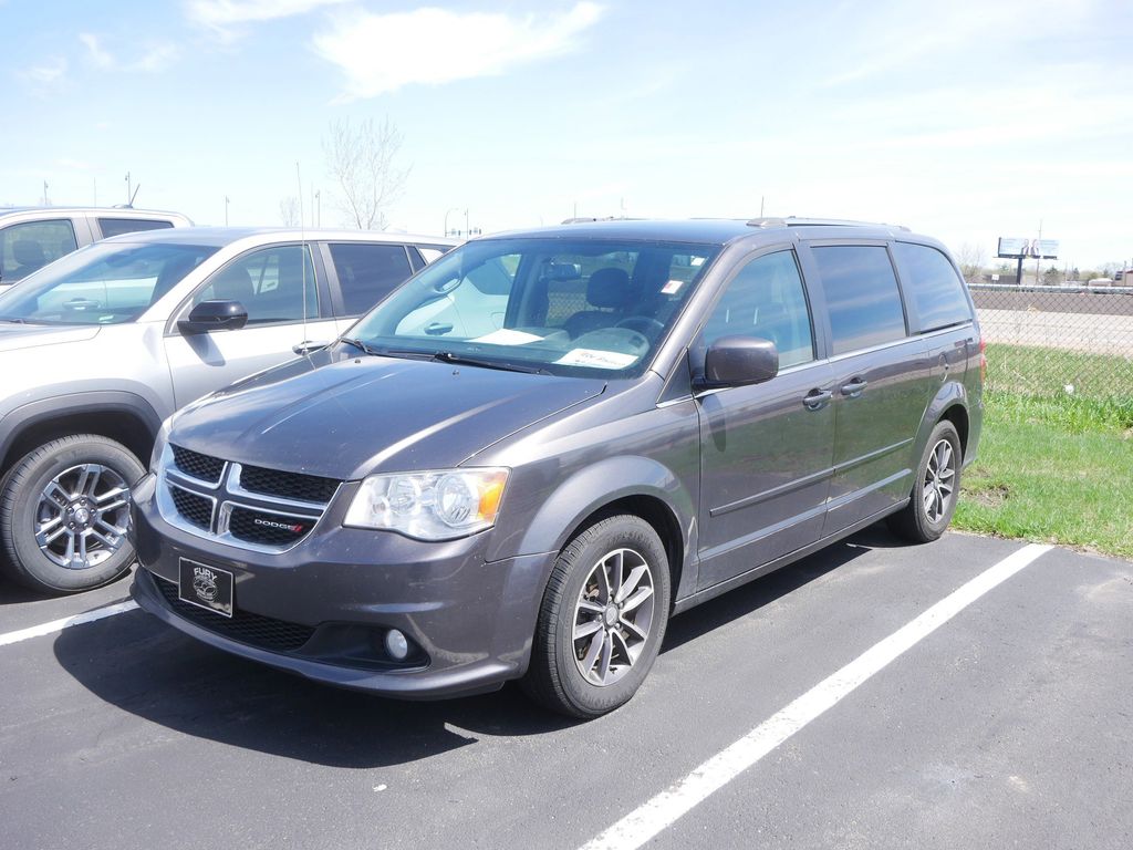 Gray (Granite Crystal Metallic Clearcoat) 2016 Dodge Grand Caravan SXT FWD Minivan Front-Wheel Drive 6-Speed Automatic