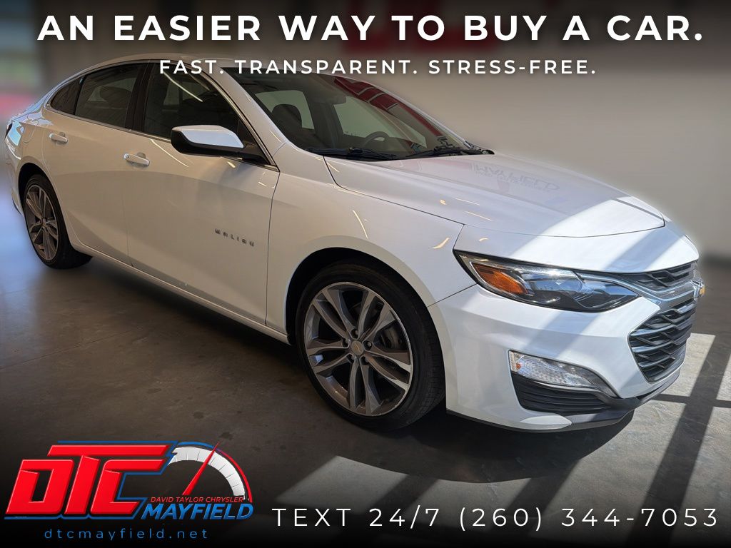 Summit White 2023 Chevrolet Malibu Sedan Front-Wheel Drive Continuously Variable Transmission