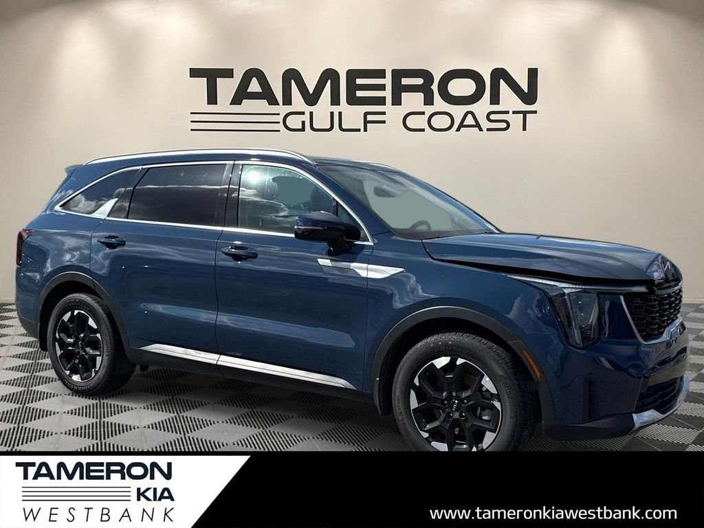 Midnight Lake Blue 2025 Kia Sorento S FWD SUV / Crossover Front-Wheel Drive 8-Speed Automatic