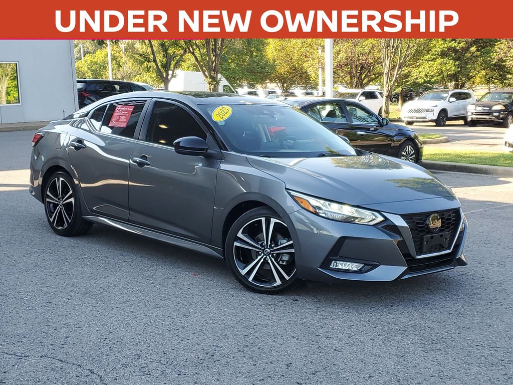 Gray (Gun Metallic) 2023 Nissan Sentra Sedan Front-Wheel Drive Continuously Variable Transmission