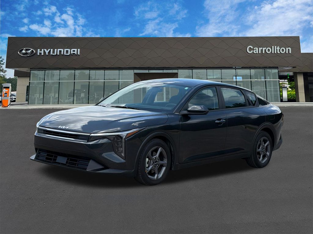 Interstellar Gray 2025 Kia K4 Sedan Front-Wheel Drive Continuously Variable Transmission