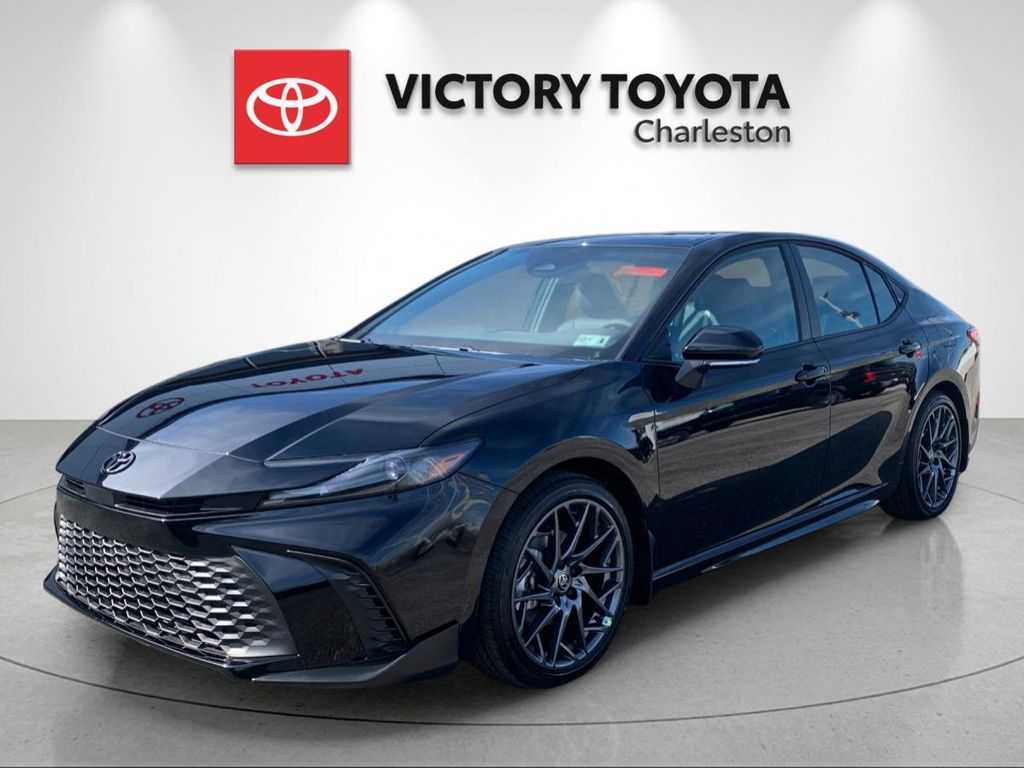 Black 2026 Toyota Camry SE FWD Sedan Front-Wheel Drive Continuously Variable Transmission