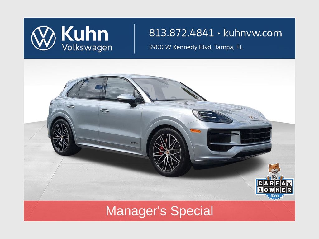 Dolomite Silver Metallic 2025 Porsche Cayenne SUV / Crossover All-Wheel Drive 8-Speed Automatic