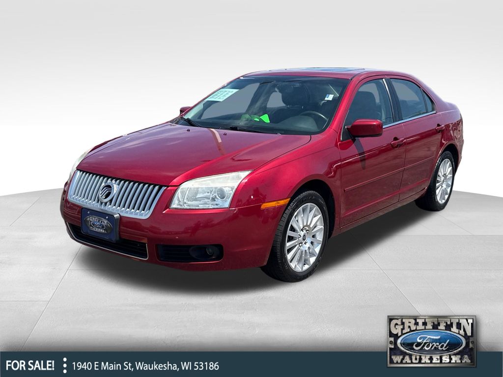 Vivid Red Clearcoat Metallic 2007 Mercury Milan Sedan Front-Wheel Drive 6-Speed Automatic