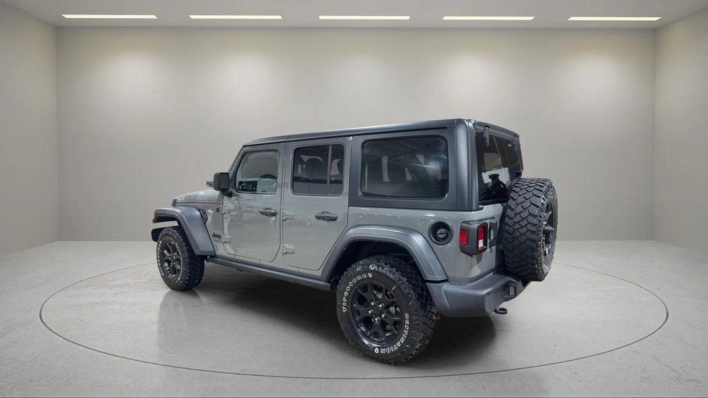 Used 2021 Sting-Gray Clearcoat Jeep Unlimited Willys image 14