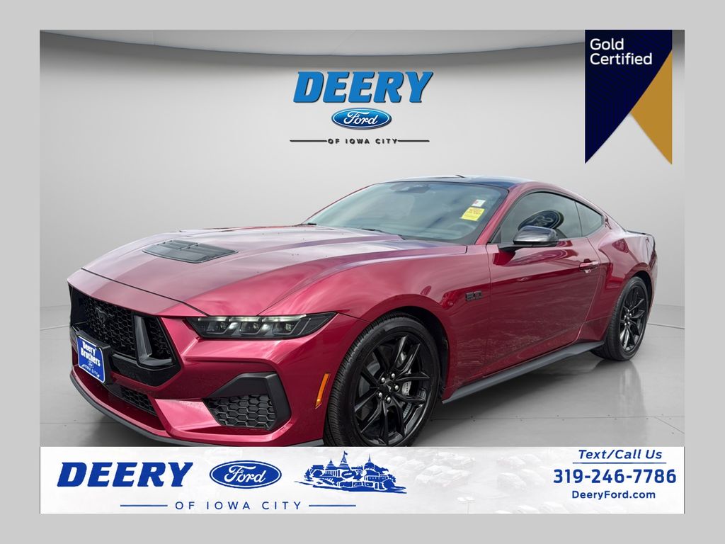 Pink (Molten Magenta Metallic Tri-Coat) 2025 Ford Mustang Coupe Rear-Wheel Drive 10-Speed Automatic