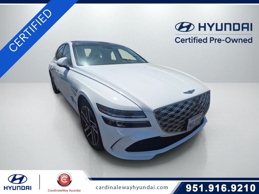 White 2026 Genesis G80 Sedan All-Wheel Drive 8-Speed Automatic