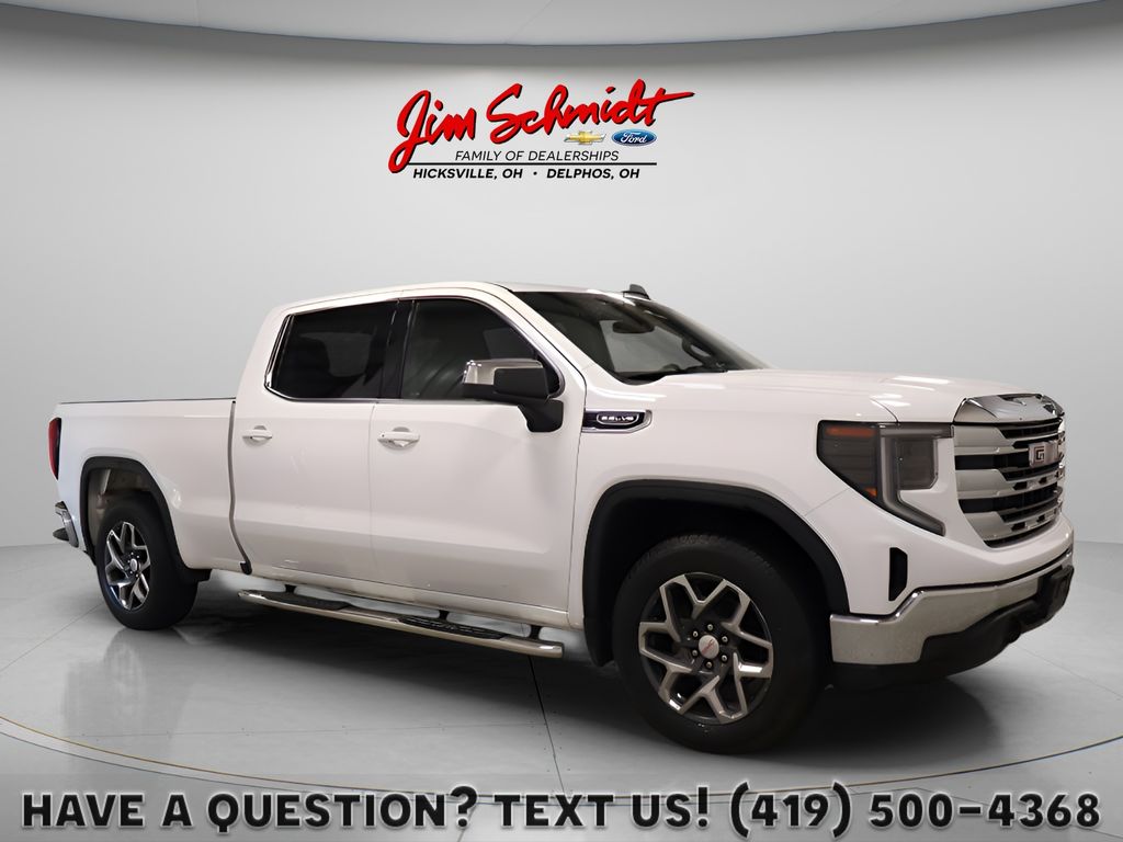 Summit White 2023 GMC Sierra 1500 Pickup Truck Four-Wheel Drive Automatic