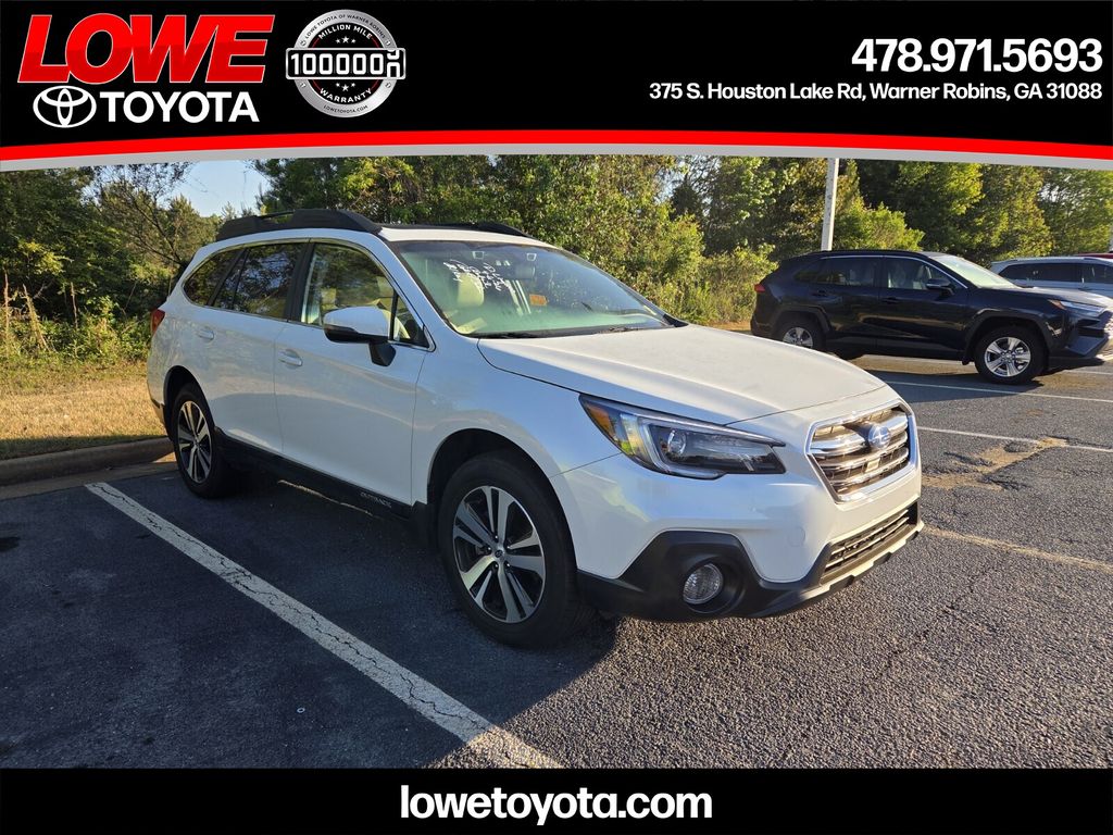 Crystal White Pearl 2018 Subaru Outback 2.5i Limited AWD Wagon All-Wheel Drive Continuously Variable Transmission