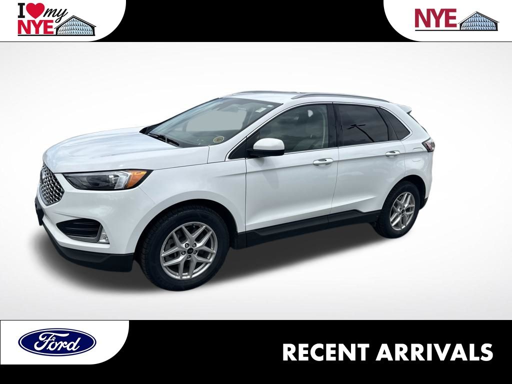 Oxford White 2023 Ford Edge SUV / Crossover All-Wheel Drive 8-Speed Automatic