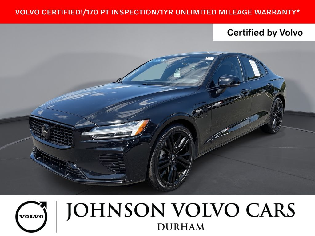 Onyx Black Metallic 2024 Volvo S60 Sedan All-Wheel Drive Automatic