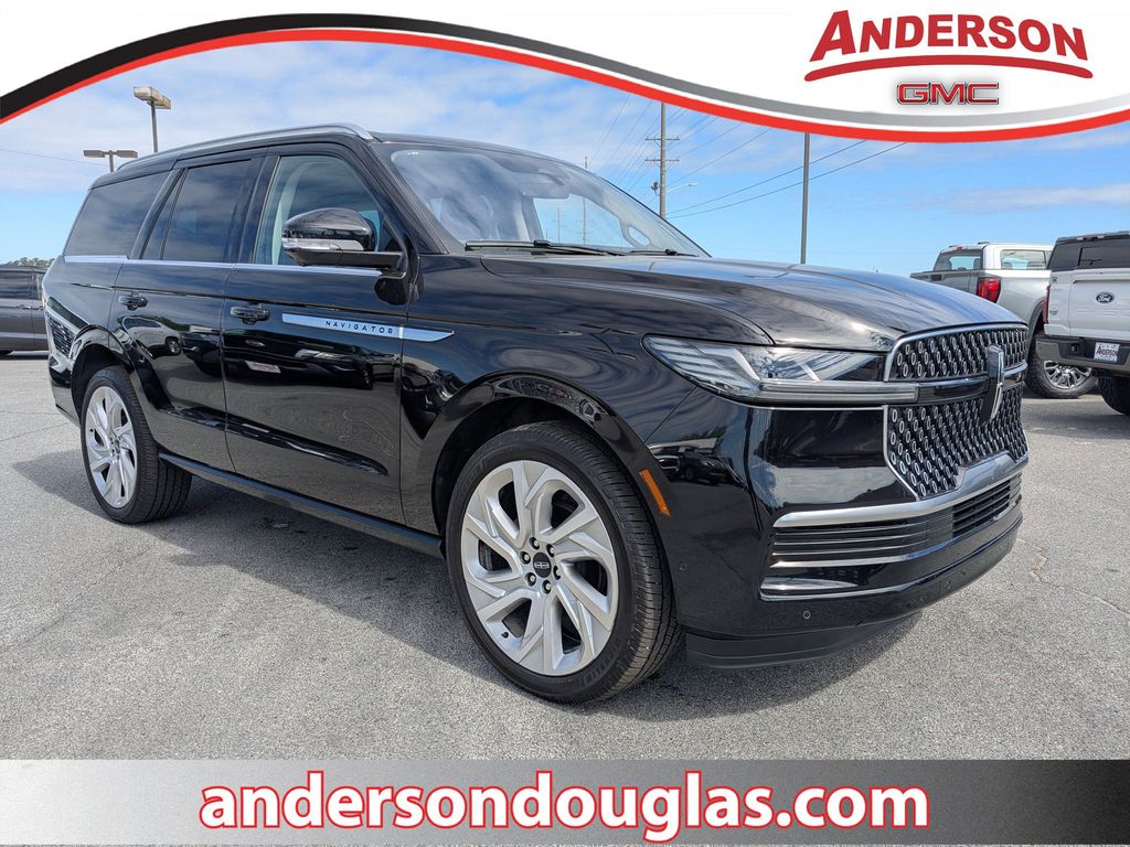 Black Metallic 2025 Lincoln Navigator SUV / Crossover Four-Wheel Drive Automatic