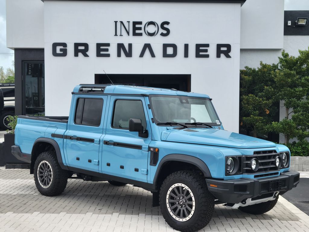 Eldoret Blue 2025 Ineos Quartermaster Pickup Truck Four-Wheel Drive 8-Speed Automatic